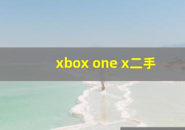 xbox one x二手